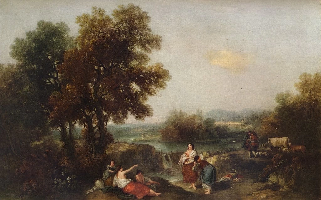 Paesaggio con figure